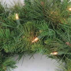 Northlight 36" Pre-Lit Canyon Pine Artificial Wreath With Clear Lights -Northlight Shop 28529 32270535 2