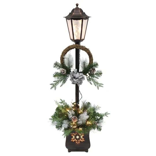 4ft. Pre-Lit Christmas Lamp Post 2 4ft. Pre-Lit Christmas Lamp Post - Image 2