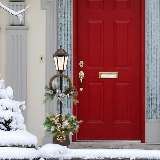 4ft. Pre-Lit Christmas Lamp Post 3 4ft. Pre-Lit Christmas Lamp Post - Image 3