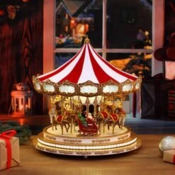 Mr. Christmas Regal Carousel -Northlight Shop D250168S 4