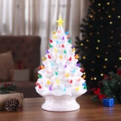 24" White Lit Nostalgic Christmas Tree -Northlight Shop D250229S 2