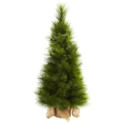 3ft. Pre-Lit Artificial Christmas Tree, Clear Lights -Northlight Shop D251261S 12