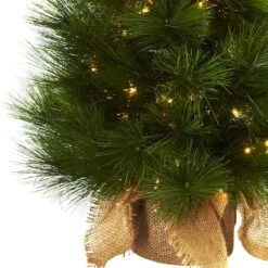 3ft. Pre-Lit Artificial Christmas Tree, Clear Lights -Northlight Shop D251261S 13