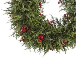 20" Cedar Berry Wreath -Northlight Shop D251359S 12