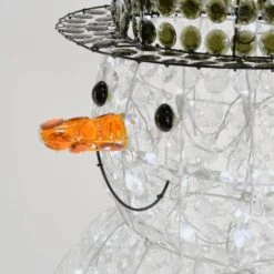 5ft. LED Crystal Bead Snowman -Northlight Shop D252589S 2