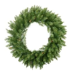 Northlight 3ft. Pre-Lit Northern Pine Artificial Christmas Wreath -Northlight Shop D253740S 11