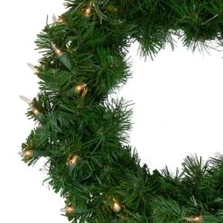 Northlight 16" Pre-Lit Deluxe Windsor Pine Artificial Christmas Wreath -Northlight Shop D253750S 12