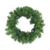 Northlight 12" Pine Artificial Christmas Advent Candle Holder Wreath