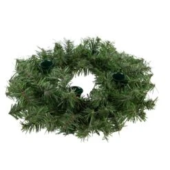 Northlight 12" Pine Artificial Christmas Advent Candle Holder Wreath -Northlight Shop D253754S 11