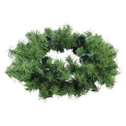 Northlight 12" Pine Artificial Christmas Advent Candle Holder Wreath -Northlight Shop D253754S 2