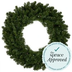 Northlight 24" LED Canadian Pine Artificial Christmas Wreath -Northlight Shop D253757S 14