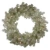 Northlight 24" Pre-Lit Champagne Artificial Tinsel Christmas Wreath