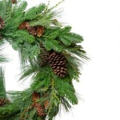 Northlight 32" Cedar & Pinecone Wreath 9 Northlight 32" Cedar & Pinecone Wreath -Northlight Shop D253767S 2