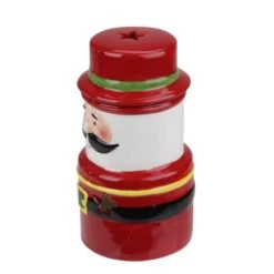 Northlight 5.5" Red Ceramic Santa Gnome Tealight Candle Holder -Northlight Shop D253913S 2