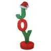 Northlight 3.5ft. Rotating Red & Green Lighted JOY Christmas Sign