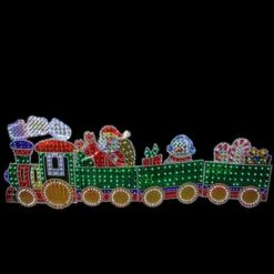 Northlight 8.5ft. Holographic LED Lighted Motion Train Set Outdoor Christmas Decoration 15 Northlight 8.5ft. Holographic LED Lighted Motion Train Set Outdoor Christmas Decoration -Northlight Shop D253980S 12