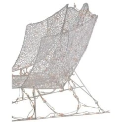 Northlight 4ft. White Pre-Lit Crystal 3D Sleigh Christmas Decoration -Northlight Shop D253982S 13