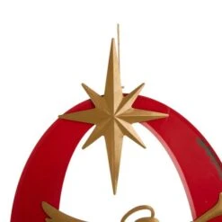 Glitzhome® 36" JOY Angel Yard Stake, Wall Or Standing Décor -Northlight Shop D254133S 6