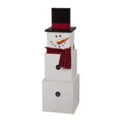 Glitzhome® 36" Double-Sided Snowman & Scarecrow Porch Décor -Northlight Shop D254161S 4