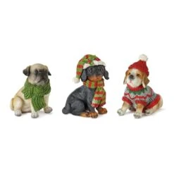 Melrose 3.5" Winter Dog Set