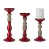 Melrose Candle Holder Set, 8.5", 10.5" & 12.5"