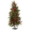 3ft. Unlit Pine & Berry Artificial Christmas Tree