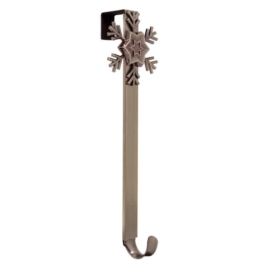 Haute Decor Rubbed Bronze Snowflake Adjustable Wreath Hanger 2 Haute Decor Rubbed Bronze Snowflake Adjustable Wreath Hanger - Image 2