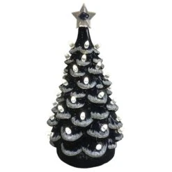 Santa's Workshop 14" NCAA College Team Ceramic LED Christmas Tree Pennsylvania State University
