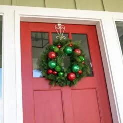 Village Lighting 24" Christmas Cheer Wreath -Northlight Shop D403200S 5