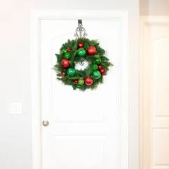 Village Lighting 24" Christmas Cheer Wreath -Northlight Shop D403200S 7