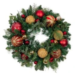 Village Lighting 24" Christmas Classic Wreath