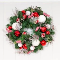 Village Lighting 24" Nordic Wreath -Northlight Shop D403206S 9