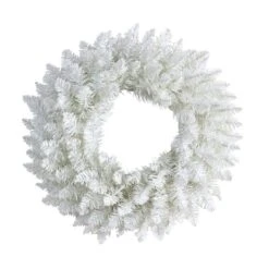 18" Pre-Lit Colorado Spruce Christmas Wreath -Northlight Shop D478973S 3