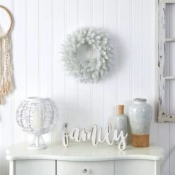 18" Pre-Lit Colorado Spruce Christmas Wreath -Northlight Shop D478973S 5