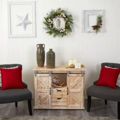 24" Christmas Joy Holiday Wreath -Northlight Shop D478978S 4