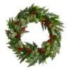 24" Cedar, Eucalyptus & Berries Christmas Wreath