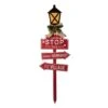Glitzhome® 3.5ft. LED Christmas Yard Stake With Timer