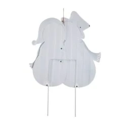 Glitzhome® 2.5ft. Metal Lovely Snowman Yard Stake -Northlight Shop D479455S 8