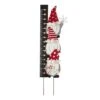 Glitzhome® 3ft. Lighted LED Gnome Snow Gauge Yard Stake