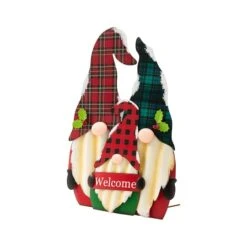 Glitzhome® 3ft. Metal Gnome Family Yard Stake -Northlight Shop D479463S 4