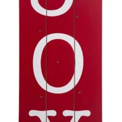 Glitzhome® 40" Lighted Wooden Sleigh JOY Porch Sign With Timer 17 Glitzhome® 40" Lighted Wooden Sleigh JOY Porch Sign With Timer -Northlight Shop D479468S 8