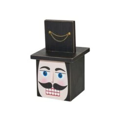 Glitzhome® 36" Wooden Block Nutcracker Porch Décor -Northlight Shop D479475S 7