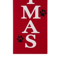 Glitzhome® 3.5ft. Lighted Dog Christmas Porch Sign With Timer -Northlight Shop D479479S 7