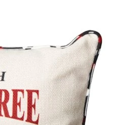 Glitzhome® Farm Fresh Heavy Cotton Christmas Tree Throw Pillow -Northlight Shop D479543S 7