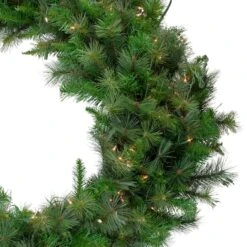 Northlight 60" Pre-Lit Artificial Canyon Pine Wreath -Northlight Shop D491023S 2