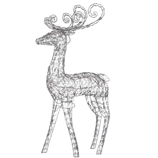 4ft. Crystal Bead Deer With LED Lights 5 4ft. Crystal Bead Deer With LED Lights - Image 5