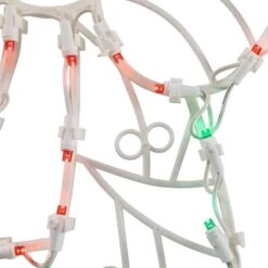 Northlight 16" White & Clear LED Lighted Wreath Christmas Window Silhouette Decoration -Northlight Shop D491431S 15