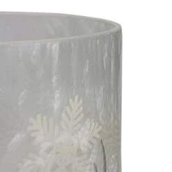 Northlight 10" Winter Deer Flameless Glass Christmas Candle Holder -Northlight Shop D491536S 4