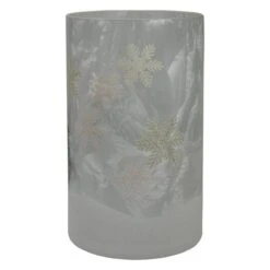 Northlight 10" Winter Deer Flameless Glass Christmas Candle Holder -Northlight Shop D491536S 5