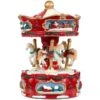 Northlight 6.5" Animated Carousel Music Box